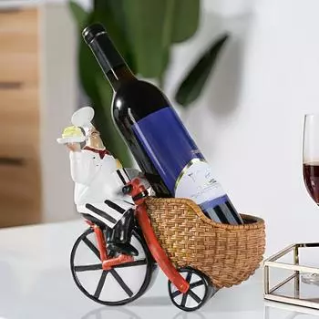 1 шт. Велосипедная винная стойка, креативная модная винная стойка, украшение для хранения в подвале, баре, украшение для домашней кухни