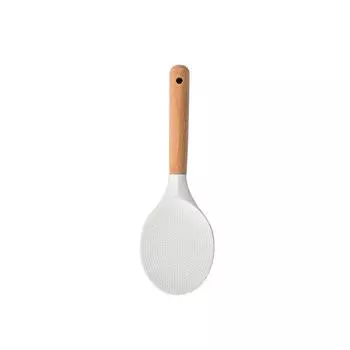 1 шт. Вертикальная деревянная ручка Силиконовые кухонные принадлежности для готовки Антипригарные кастрюли Лопатки для готовки Ложки Кухонные принадлежности