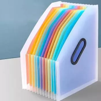 1 шт. Вертикальная портативная папка, расширяемая сумка для органов, многослойный органайзер для документов для студентов, доступны офисные файлы