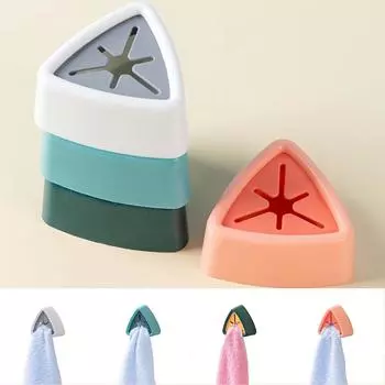 1 шт. Вешалка для полотенец 5см*2,3см, морозостойкая, без перфорации синий