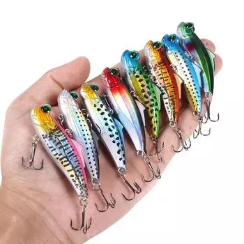 1 шт. VIB рыболовные приманки 6,5 см 12,5 г вибрационная жесткая приманка погремушка Crankabit воблер рыболовные снасти для окуня щуки