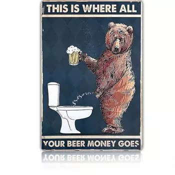 1 шт. Винтажная металлическая жестяная вывеска, забавный постер, барная вывеска для бара, декор для спальни, бара, магазина, декор для кофе, винтажная вывеска, подарок чёрный