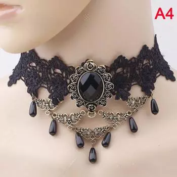 1 шт. Винтажное ожерелье-чокер, готические ювелирные подвески A4