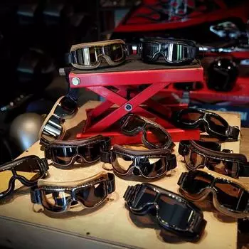 1 шт. Винтажные очки для защиты от ветра, очки для езды на открытом воздухе, ветрозащитные защитные очки 01-1PCS