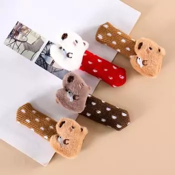 1 шт. Водяной дельфин, бампер, дверная ручка, протектор, симпатичный, украшение для двери, чехол для детской комнаты, ткань, креативный, ветровой, многоцветный