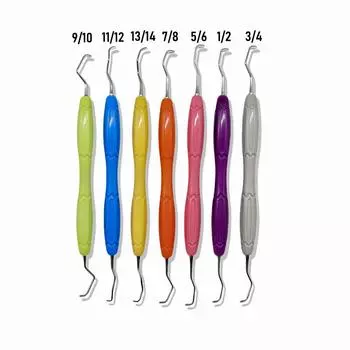 1 шт. Высококачественная силиконовая ручка для стоматологической профессиональной кюретки Грейси, инструмент для чистки зубов, кюретки для пародонтальной кости Perio 1 pc 1-2