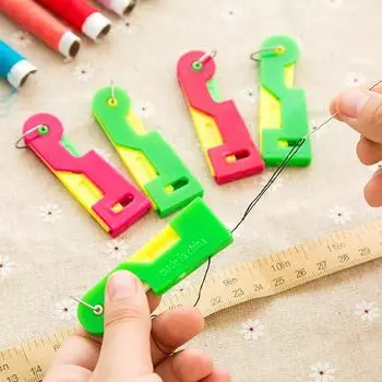 1 шт. Высококачественный автоматический нитевдеватель для шитья, простые ручные инструменты, инструменты для заправки ниток, домашняя пластиковая ручка, швейные принадлежности