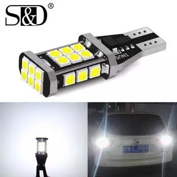1 шт. W16W T15 светодиодные лампы 921 912 W16W светодиодная лампа 3030 SMD Canbus OBC безошибочная светодиодная резервная лампа автомобильная лампа заднего хода ксеноновая белая DC 12 В