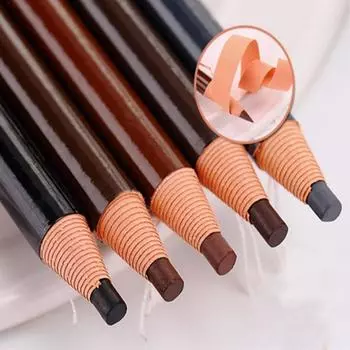 1 шт. в наличии Карандаш для бровей Косметика для макияжа Оттенок Водостойкая ручка для микроблейдинга Коричневые брови Натуральная красота