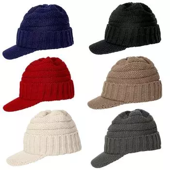 1 шт., валюта, сохраняющая тепло на открытом воздухе, зимняя, утолщенная, универсальная, цвета, шерстяная шапка, защита ушей вино красного