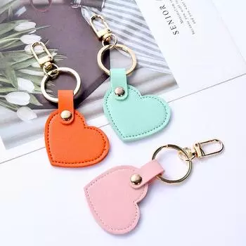 1 шт. вечеринка подарок автомобиль брелок кошелек кулон в форме сердца любовь брелок модный держатель для ключей сумка Шарм искусственная кожа