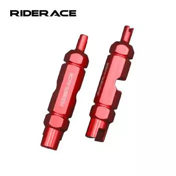 1 шт. велосипедный инструмент для сердечника клапана велосипедные насадки для шин наборы для ремонта двухголовочный ключ многофункциональный портативный гаечный ключ для разборки красный