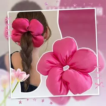 1 шт. веревка для волос, симпатичная, большого размера, толстое кишечное кольцо, премиум-класса, подушка, лента для головы, простая модель, повязка на голову, элегантная, разноцветная