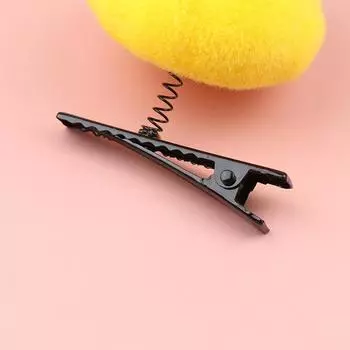 1 шт., весенняя заколка для волос, детский бант, маленькая желтая утка, плюшевая заколка в виде животного, забавный стиль, зажим в виде утконоса, головной убор 1 pcs