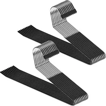 1 шт. вешалка для брюк из нержавеющей стали, нескользящая вешалка для брюк, бытовая, не оставляющая следов, зажим для подвешивания брюк, специальное устройство для хранения вешалок