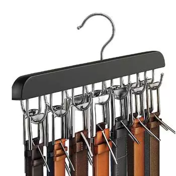 1 шт., вешалки для хранения на ремнях, шляпы, бюстгальтеры, крючки для одежды, бытовые шкафы, двусторонние 14 крючков, многофункциональная вешалка