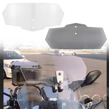 1 шт. ветровое стекло мотоцикла Airflow Windscreen универсальный ветровой дефлектор для Honda Yamaha Suzuki Ducati Type A-Clear