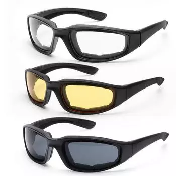 1 шт. ветрозащитные солнцезащитные очки для скутера, очки для езды на мотоцикле, ветрозащитные мягкие удобные пылезащитные очки для защиты глаз прозрачный