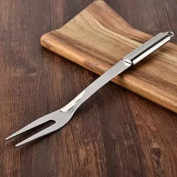 1 шт. вилка для нарезки мяса из нержавеющей стали для барбекю кухонные принадлежности для барбекю