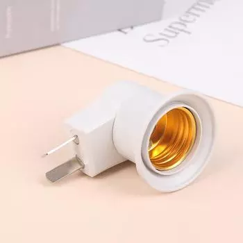 1 шт., вилка европейского стандарта США Au, E27, держатель для светодиодной лампы, адаптер для светодиодной лампы, адаптер, розетка переменного тока, 110 В, 220 В, вилка европейского стандарта