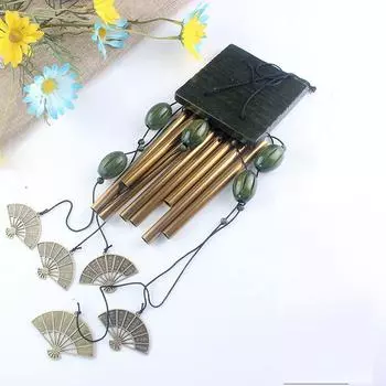 1 шт. винтажная деревянная металлическая алюминиевая трубка колокольчики подвесные декоративные ремесленные подарки украшение для дома и магазина