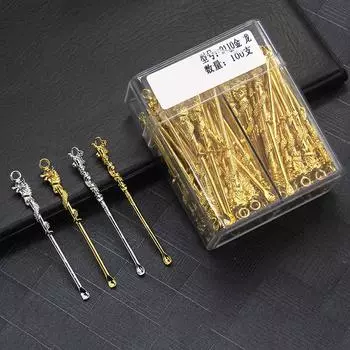 1 шт., винтажная ложка для ушей из цинкового сплава, портативный инструмент для чистки ушей, приспособление для удаления ушной серы, кюретка, очиститель для ушей, брелок, подвеска as the picture