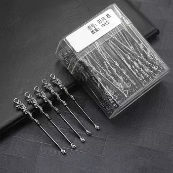 1 шт., винтажная ложка для ушей из цинкового сплава, портативный инструмент для чистки ушей, приспособление для удаления ушной серы, кюретка, очиститель для ушей, брелок, подвеска as the picture