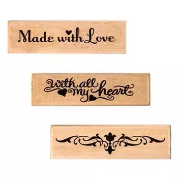 1 шт. винтажная полоса деревянный резиновый штамп детский DIY альбом ручной работы фотоальбом подарки