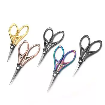 1 шт., винтажные ножницы для обрезки бровей в виде орхидеи, набор инструментов для фиксации ресниц из нержавеющей стали