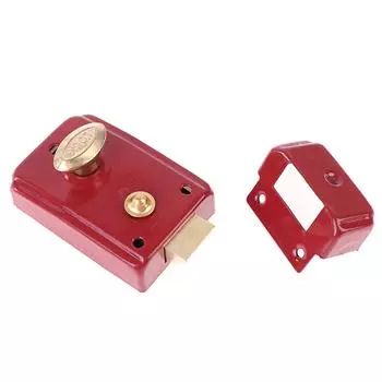 1 шт. внутренний врезной дверной замок Bullhead дверной замок красный