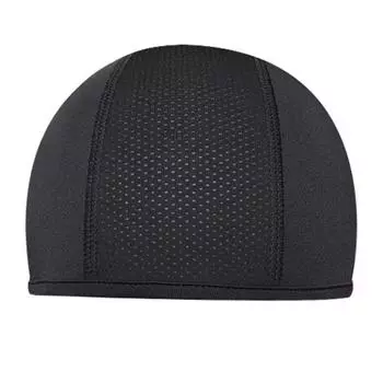 1 шт., внутренняя шапка для мотоциклетного шлема, быстросохнущая дышащая шапка, гоночная шапка под шлем, шапка-бини, кепка для мотокросса чёрный