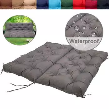 1 шт. водонепроницаемая и солнцезащитная скамейка для сада, подвесное кресло, подушка, украшение для дома Estera De Banco De Jardn Al Aire Libre 100X100X10CM темный кофе