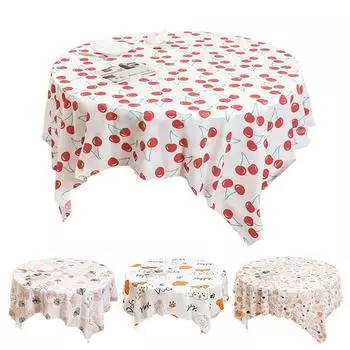 1 шт. водонепроницаемая квадратная толстая пластиковая скатерть для вечеринки в честь детского душа одноразовая скатерть