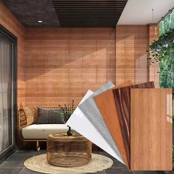 1 шт., водонепроницаемая наклейка на плитку, наклейка на стену, древесное зерно, ПВХ, наклейки на стены, обои, восстановленные 30x30cm