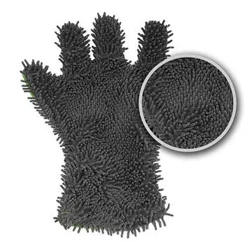 1 шт. водонепроницаемая перчатка премиум-класса из микрофибры для мытья автомобиля, мягкая, устойчивая к царапинам, многофункциональная толстая перчатка для мытья автомобиля серый