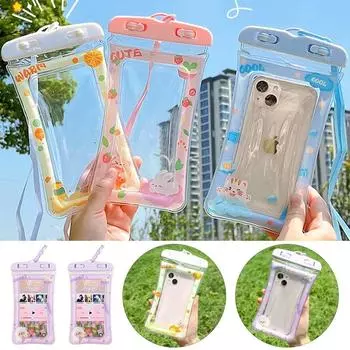 1 шт. водонепроницаемый чехол для телефона, сумка для подводного плавания, дрифта, дайвинга, сухой чехол для телефона, водные виды спорта, пляж, бассейн, катание на лыжах синий