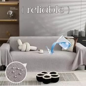 1 шт. водонепроницаемый диван-одеяло Four Seasons универсальный многоцелевой чехол для мебели однотонный прочный пыленепроницаемый для дома и гостиной 180x130