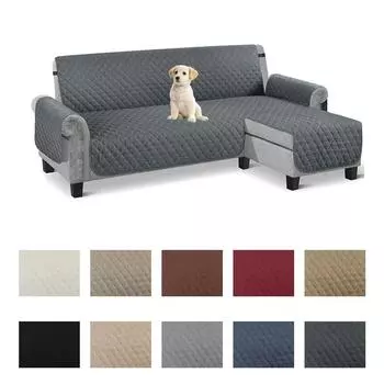 1 шт. водонепроницаемый и нескользящий чехол для углового дивана для гостиной, чехол для дивана в форме буквы L, чехол для дивана с защитой от царапин для домашних животных и детей S