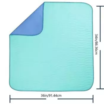 1 шт. водонепроницаемый моющийся матрас коврик для мочи для малышей милый мультяшный протектор для кровати подгузник постельное белье прокладки для мочи ткань дышащая синий