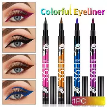 1 шт., водостойкая жидкая подводка для глаз, водостойкая ручка для макияжа глаз, водонепроницаемый карандаш для красоты, жидкая подводка для глаз, черная косметика