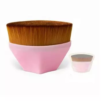 1 шт., волшебная кисточка для макияжа, бесшовный консилер, мягкие кисти для пудры, пышные лепестки, инструмент для макияжа красоты розовый