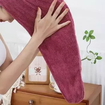 1 шт., волшебная шапочка для душа из микрофибры для женщин и девочек, полотенце, банные шапки для женщин, шапочка для сухих волос, быстросохнущая мягкая шапочка для женщин, тюрбан на голову 25*65cm синий