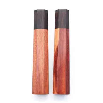 1 шт. восьмиугольная ручка для кухонного ножа, красная сандаловая костлявая ручка ножа