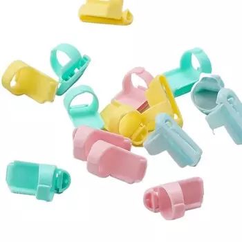 1 шт., вязальный инструмент, швейный инструмент, шерстяной компилятор, палец, пластиковые направляющие нити