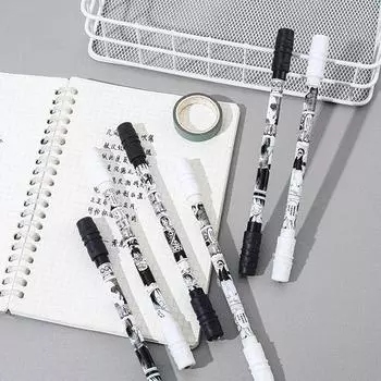 1 шт. вращающаяся игровая гелевая ручка для студентов, подарок для студентов, игрушки, снимающие давление