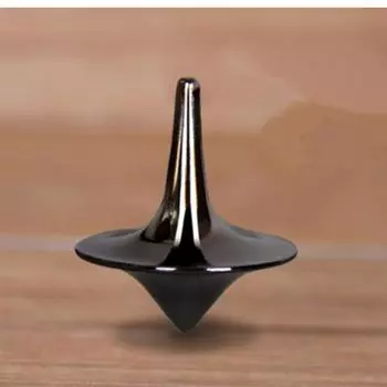 1 шт. вращающийся металлический волчок из нержавеющей стали с гироскопом, прекрасный волчок из нержавеющей стали серебряный