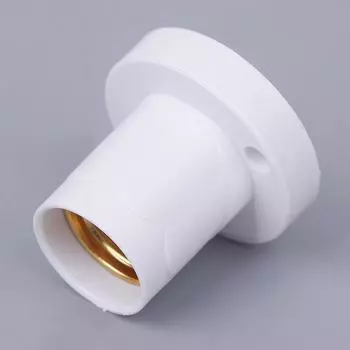 1 шт. вращающийся прямой наклонный патрон E27 10A плоский винт светодиодная лампа головка цоколь 230 В белый белый