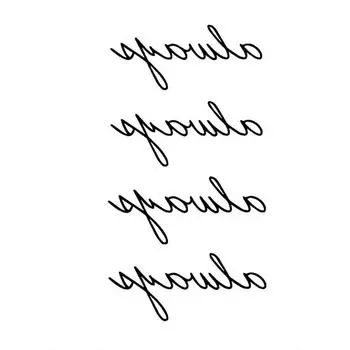 1 шт. временные наклейки для боди-арта с поддельными розами, водонепроницаемые s чёрный