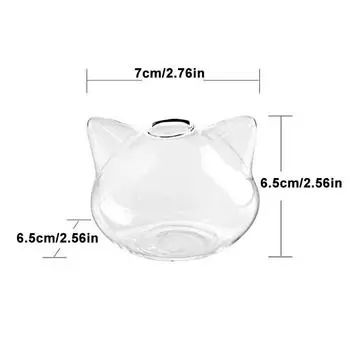 1 шт. вставка ваза ваза для животных эстетическая мебель для дома гидропоника цветок ваза в форме кошки S