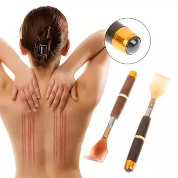 1 шт. выдвижная магнитная чесалка для спины с шариком Hackle с магнитом телескопическая чесалка для спины массажер для спины скребок